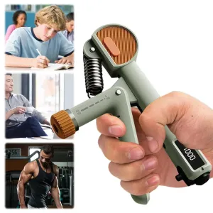 KALOA5-60KG Counting Hand Grip Strengthener Adjustable Resistance Finger Strength Trainer Portable Wrist Exercise Equipment