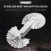 58PCS Metric & Imperial Screw Thread Pitch Gauge Stainless Steel Portable Accurate Precision Tool for Industrial Measurement