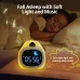 Kids Alarm Clock Sleep Trainer Clock Kids Room Cute Toddler Puppy Shape Night Light Clock Touch Night Light with 6 Types of White Noise 8 Color Night Light
