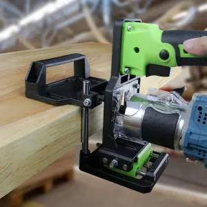 Woodworking Slotting Machine Bracket Wood Trimming Machine Bracket Aluminum Alloy Wood Trimmer Router Support