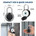 BOZZYS PL-P3Z-TY Tuya Smart Fingerprint Padlock Electronic Door Lock bluetooth-compatible APP Unlock Waterproof Home Security Protection Doorlock