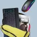 RGB bluetooth Keyboard and Mouse Kit for Phone Tablet Laptop Portable Rechargeable Keyboard Mouse Combo with Silent Click