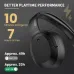 Edifier W820NB Plus ANC Headset bluetooth Headphone Active Noise Cancelling Dual Hi-Res Audio LADC Codec Low Latency Headphones with Mic
