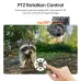 3MP Solar Powered Cameras WIFI Wireless Outdoors 360 View Animal Monitoring Camouflage PTZ Security Camera