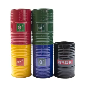 Simulation Decorative Oil Drum Accessories for 1/8 1/10 Climbing Car TRX4 SCX10 Vehicles Models RC Car Parts