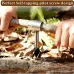 IPRee Portable Survival Hand Drill Auger Wrench with Bits Bushcraft Gear for Outdoor Camping Hiking Woodworking and Jungle Crafts
