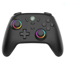 DATA FROG S13 Wireless bluetooth Game Controller with Hall Effect Joystick and Linear Triggers HD Vibration Gamepad Support RGB Lighting 600mAh Battery Six-Axis Gyroscope Multi-Platform Switch PC Android iOS
