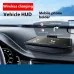 Wireless Charging Car-mounted HUD Car HUD Head-Up Display Projection Folding Holder Driving Navigation Mobile Phone Holder for Cars Trucks