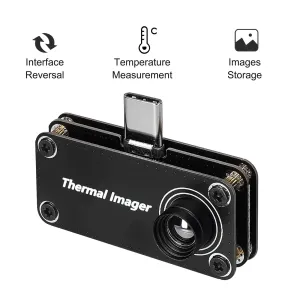 TIOP01 32*32 Resolution Infrared Thermal Imager -20~1000C Multifunction Temperature Measurement Type-C Interface for Android