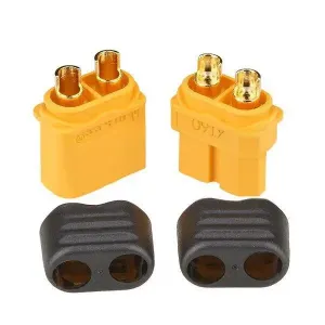 10 Pairs Amass XT60+ Plug Connector With Sheath Housing Male & Female For RC Drone