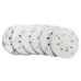 60Pcs 5 Inch 8-hole Hook Loop Sanding Discs Sandpaper 60/80/120/180/240/320 Grit