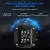 Extractme Wireless TPMS Motorcycle Tyre Temperature Alarm Sensor USB Charging LCD Display Tire Pressure Monitoring System