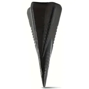 Manual Splitting Wedge Steel Diamond Shape 4 Way Log Splitter High Strength Anti Rust Coating Labor Saving Sledgehammer Tool Wood Splitting