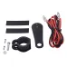 Motorcycle Waterproof Dual USB Charger with Real-Time Voltage Monitoring 12V-24V Motorcycle Handlebar Charger