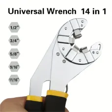 8-inch Open Magic Manual Wrench High-Quality Steel Versatile Hexagonal Hardware Tool Ergonomic Design Compact Size Factory Direct Sales