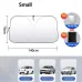 S/L Car Sunshade Windshield Heat Insulation Sunscreen Baffle Car Front Window Sunshade Summer Curtain Car Sunshade
