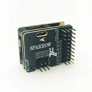 LeFei Sparrow V3 Pro OSD Flight Controller Gyro Stabilization Return Home Support Dual FPV Camera Switching PPM SBUS IBUS ELRS CRSF MAVLINK For RC Airplane