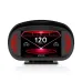 P2 HUD OBD2 Display Head Up Display Car with Slope Meter GPS Speedometer RPM Gauge On-board Computer