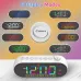 AGSIVO Multifunctional LED Digital Alarm Clock FM Radio Dual Alarm Clock with Snooze / Dynamic RGB Display / 12/24H / Date / External USB Charging For Home & Office