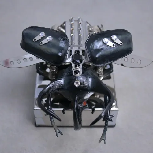 NIKOLATOY V8 Alloy Mechanical Model Desktop Ornament Science Discovery Toys Gifts