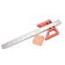 Center Finder Precision Center Marker 45 Degree Measuring Ruler Precision V-shaped Ruler Anodized Surface Durable Precision Tool Measurement Essential