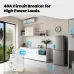 MOES Tuya WiFi Smart Circuit Breaker 40A Alarm Threshold Set Electricity Monitor Voice Control with Alexa Google Assistant Remote App Overload Protection Fireproof Smart Home Switch