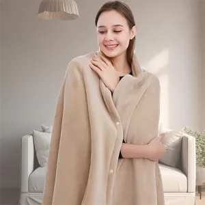 IPRee 5V USB Electric Blanket Heated Throw 10W Ultra Soft Flannel Fast Heating Portable for Car Home Office Use Machine Washable