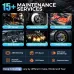 KINGBOLEN Ediag Elite Diagnostic Tool OBD2 Scanner bluetooth Full System Diagnostics Professional Automotive Tools 15 Maintenance Reset Services