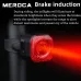 MEROCA XC02 Smart Bike Taillight 100LM LEBrightness 500mAh Battery IPX6 Waterproof Bicycle Warning Light for Electric Bike Mountain Bike