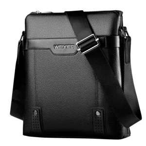 WEIXIER Men Classic Shoulder Bag Business Casual Bag Mens Backpack Messenger Bag Large Capacity Satchel bag