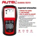 Autel AL619 Car Diagnostic Tool OBD2 Auto Scanner Diagnostic Tool OBD 2 Supported Multiple Languages ABS/SRS System Diagnosis