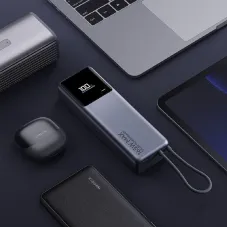 Xiaomi PB1165MI 165W 36Wh 10000mAh Power Bank Integrated USB-C Cable LED Display External Battery Power Supply with 2 Inputs & 2 Outputs Support PD2.0/3.0 QC2.0/3.0 PPS BC1.2 Apple2.4 Fast Charging for iPhone 17 16 Pro 15 14 13 Pro Max for Huawei Mate