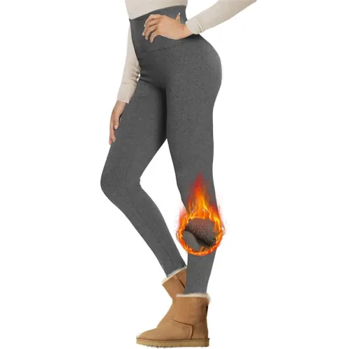 Sportswear Gym Warm Thermals Fleece Leggings for Women Winter High Waist Yoga Pant Fitness Sport Warm Pants Fitness Sport Running Cycling Workout Clothes