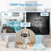 ESCAM PT205 5G Dual Wifi Smart Robot Camera Wireless PTZ AI Automatic Tracking Motion Detection Security Camera Two-way Audio Night Vision Hieasy APP
