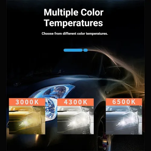 1Pair Car LED Headlight V3A-3570 H1/H4/H7/H11/9005/9006 28W 6000K 3300LM IP67 Waterproof Vehicle Front Lights