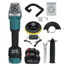 VIOLEWORKS 588VF 6 Speed 2 In 1 Cordless Angle Grinder Car Polisher Brushless Electric Angle Grinder Grinding Machine Fit Makiita