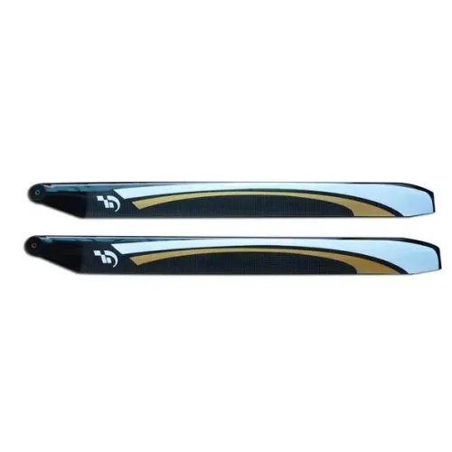 1 Pair FUNFLY 515mm Carbon Fiber Main Blade for GAUI X5 Aglin TREX 550 RC Helicopter