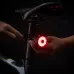 ROCKBROWR05 100LM Smart Smart Brake Bicycle Taillight 7 Lighting Modes USB Charging 500mAH Bike Rear Light for Outdoor Night Warning Safe Cycling