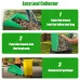 Portable Collapsible Leaf Collection Bag 42 Gallon Large Capacity Yard Waste Garden Lawn Debris Multi Handle Design Lightweight Foldable