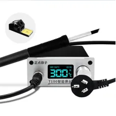 ALIENTEK T100 Intelligent Soldering Station 108W Type-C PD2.0 QC3.0 Fast Heating 80-500C Compact Design Multifunctional Tool for Electronics Repair and Soldering