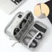 Double Layer Travel Portable Digital Product Storage Bag, U Disks Hard Disks Protective Cover, USB Data Cable Organizer Headset Charging Treasure Box Accessories Case