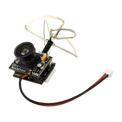 Eachine TX02 FPV Transmitter NTSC Super Mini AIO 5.8GHz 40CH 200mW VTX 600TVL 1/4 Cmos Camera for RC Drone