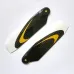 1pair 86mm Carbon Fiber Tail Blade for 550 Class RC Helicopter
