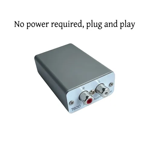 Passive Audio Noise Isolator RCA Stereo Interface Aluminum Alloy Shell Plug and Play Removes Ground Loop Interference Signal Noise Reduction No Power Required Audio Filter Noise Cancelling Device