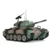 Tongde Model Chaffee M24 RTR 1/16 2.4G RC Battle Tank Smoke Sound Shooting LED Light Simulated Vehicles Model RTR Toys