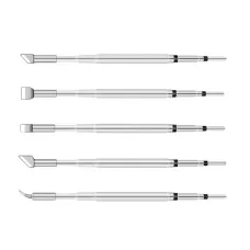 SEQURE 1 Pair Tweezer Tip for SQ HT140 Hot Tweezers 3.0FS & 4.0FS & 5.0FS Flat Shovel Tips