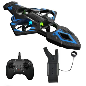 H36 2.4G Flying Sword EVA Foam 360 Flip Roll Turbofans Motors 4CH LED RC Toy Gift Remote Control Drone Airplane Quadcopter Stunt Glider RTF