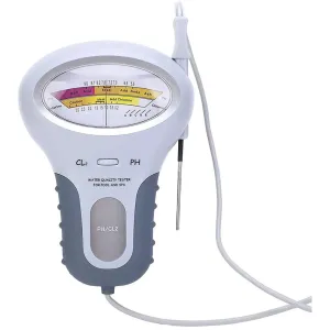 P-101/P-102 2-in-1 Chlorine pH Tester for Pools and Aquariums Accurate CL2 Measurement Easy Calibration Battery Powered