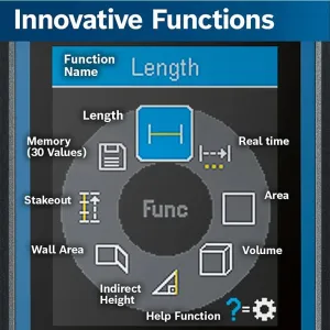 Professional GLM50-23G Green Laser Range Finder 50m Measurement IP65 360 Tilt Sensor High Accuracy