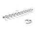 10PCS 3/8Inch Drive Crowfoot Wrench 10 To 22mm Metric SAE Imperial Chrome Plated Foot Open End Spanner